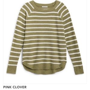 BNWT Pink Clover Nikole Textured Pullover